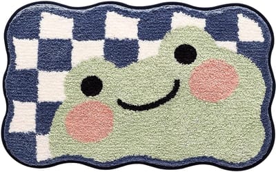 Golden crown - Antislip badmat - Super absorberend - Machinewasbaar - Wit - Badkamermat - Douchemat - Geschikt voor badkamer - 40 x 60 cm
