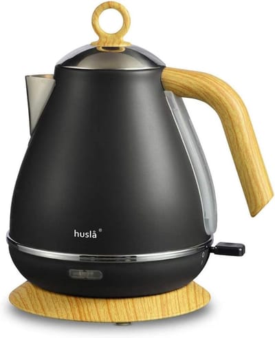 Elektrische Waterkoker - Snel Koken - Thee en Koffie - Automatische Uitschakeling - 17 Liter - Zwart