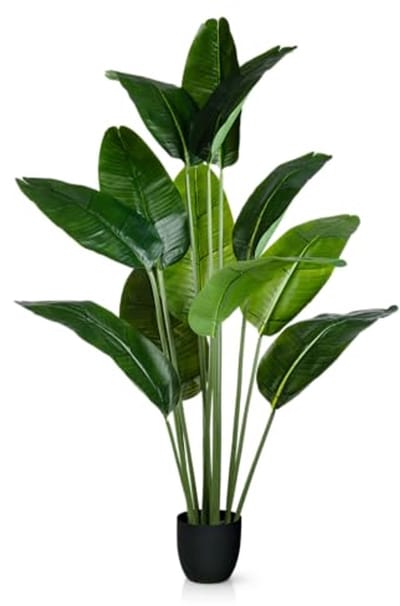 Grote Banaanboom Kunstplant (160 cm) | Duurzaam & Natuurgetrouw | Perfecte Kunstplanten voor Woonkamer