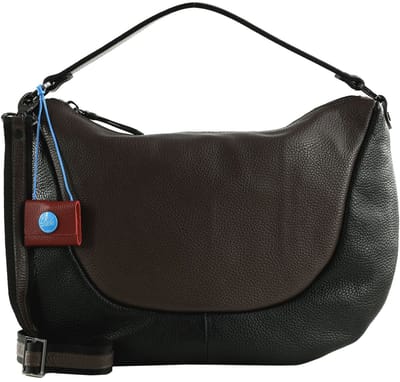 Gabs Leren schoudertas Marty TG Multi Shoulder Bag Quercia + Nero + Zinco veelkleurig