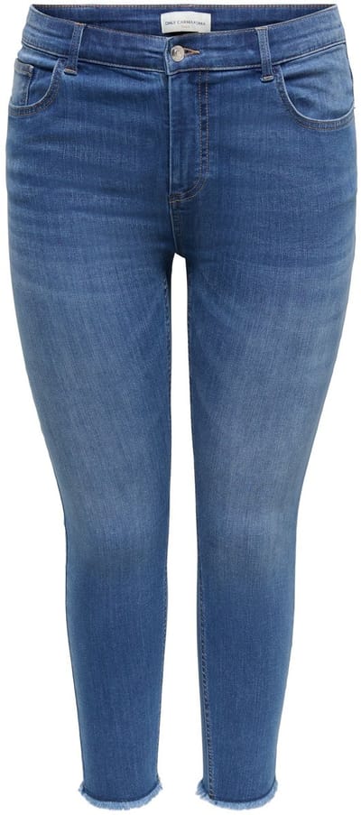 ONLY Carmakoma Skinny fit jeans CARLACE Mid waist Skinny fit Enkel lengte Jeans