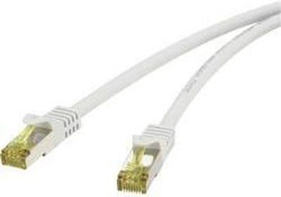 Renkforce RF-4149870 RJ45 Netwerkkabel, patchkabel CAT 6a (losse kabel CAT 7) S/FTP 5.00 m Grijs Snagless, Vlambestendig 1 stuk(s)
