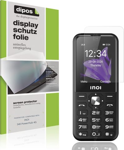 dipos – 4x Matte Beschermfolie geschikt voor INOI 340 PowerHub 4G | Krasbestendige & antireflecterende Screenprotector Ultra-Thin