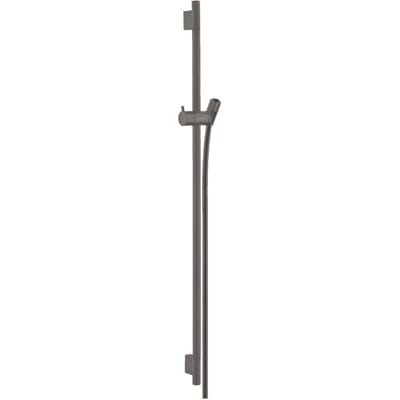 Hansgrohe Unica S Puro - glijstang 90cm - met isiflex B - doucheslang - 160cm - geborsteld zwart chroom