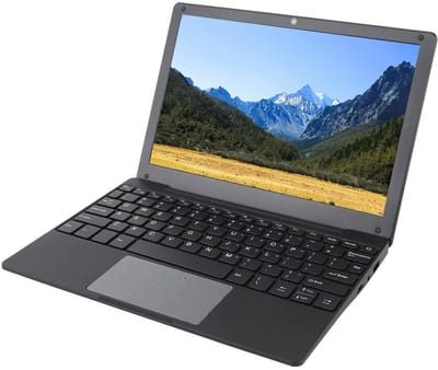 Compacte Laptop 10.1 Inch IPS Scherm, 8GB RAM, Quad Core, 1TB Opslag, WiFi 2.4/5GHz met Muis