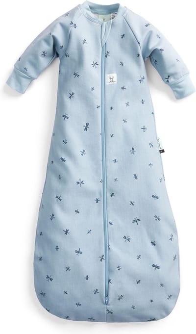 Ergopouch Jersey Slaapzak met mouwen - 1,0 Tog - Slaapzakken - Slaapzak Baby - Slaapzak Kind - Slaapzak 80 cm - Dragonflies