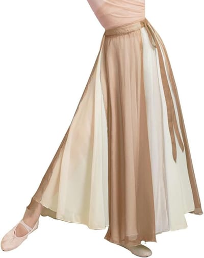 Chiffon Buikdansrok voor Dames - Lange Professionele Buikdanser Kostuums voor Podiumoptredens en Dansuitvoeringen - Maxi Rok voor Volwassenen