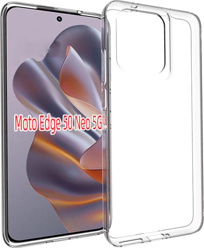 MobyDefend Hoesje - Geschikt voor Motorola Edge 50 Neo / Edge 60 Neo - Transparante TPU Backcover - Volledig Doorzichtig