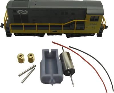 micromotor NM031G N motor ombouwset voor Minitrix NS 2200, US H12-44