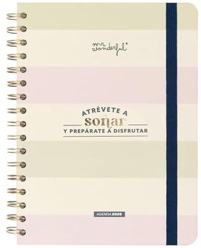 Weekplanner 2025 voor studenten en professionals - Organiseer je jaar met stickers en notitieblok