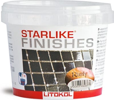 Kleureffect Roest Litokol STARLIKE® Finishes 200 gram voor 5 kg