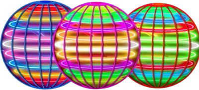 Nivard Flying Ball - Interactief speelgoed met LED-verlichting - 3 stuks