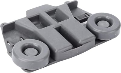 Vaatwasserwielen - Onderste rek - Soepel laden - Duurzame ABS - 4 stuks - Zwart