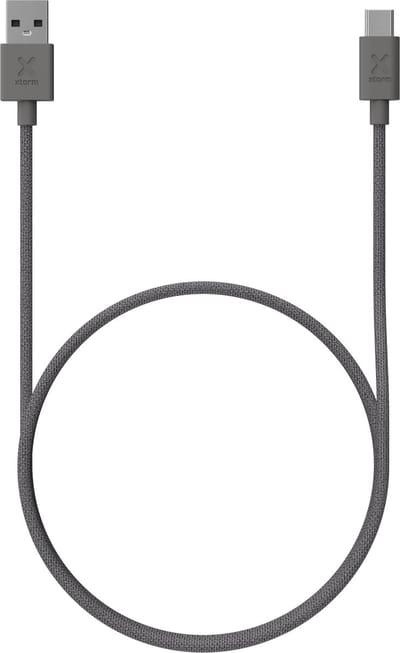 Xtorm Go2 USB-A naar USB-C Kabel - 1 meter - Grijs