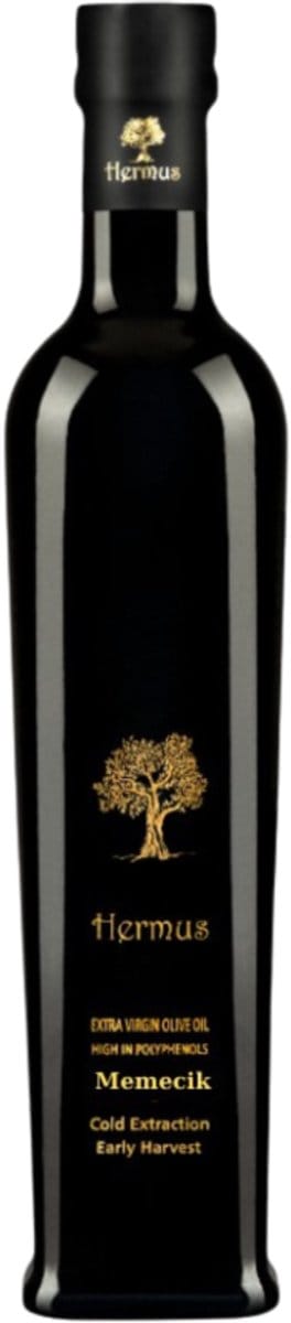 Hermus - Memecik- Premium Turkse Olijfolie – Vroege Oogst 2025 | Ultra Lage Zuurgraad <0,2% | Award Winning Turkse Olijfolie | 500 ml