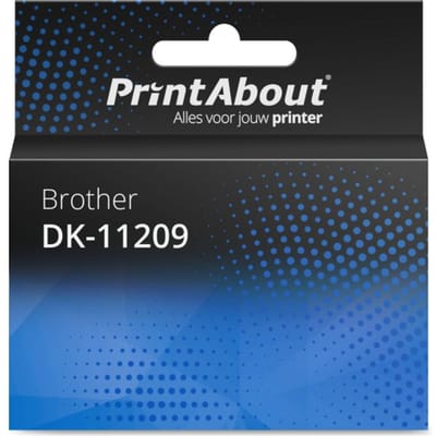 PrintAbout huismerk DK-11209 Multipack (29 mm x 62 mm) 5 rollen geschikt voor Brother