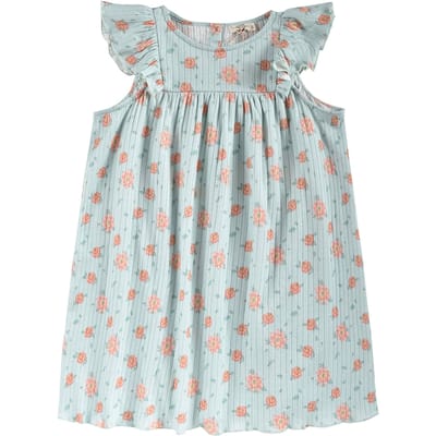 Louise Misha Dress Amita Vintage Blue Flowers Size: 6M | Dresses Outlet | Unisex | Blauw