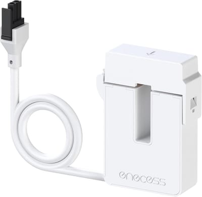Ultradunne Stroomverbruiksensor 30A - Eenvoudig Klikmontage & Verlengbare Kabel
