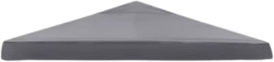 Partytent dak grijs - 3x3m doek - Tentdoek - Vervangend dak voor tent - Paviljoen - Waterdicht - Grijs