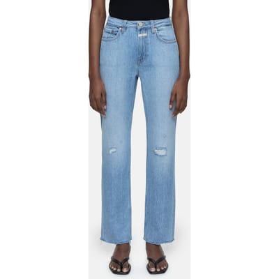 Closed Roan Jeans Mid Blue Size: W25L30 | Straight Pants Outlet | Dames | Blauw