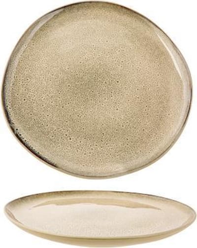 Cosy&Trendy Oona Sand-green ontbijtbord - Ø 20,8 cm - Set-6
