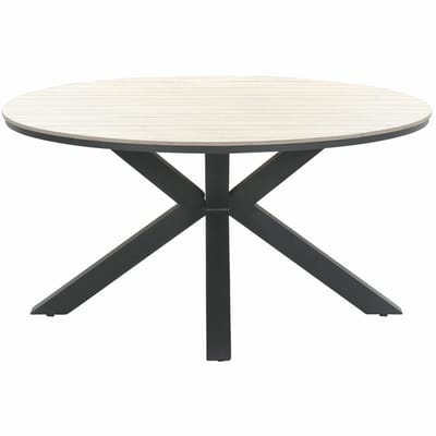 Garden Impressions Edison tuintafel Ø148 cm light teak vironwood