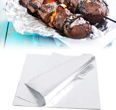 Allecto - Aluminium Folie Vellen - Voor Koken en Bakken - 100 Stuks - 25 Micron Dikte - Ideaal voor BBQ en Grillen - Duurzaam en Sterk - Voordelen