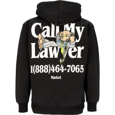 Better Call Bear Hoodie Zwarte herenhoodie