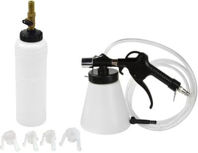 GEKO Remontluchter - Compleet Set - 0,75L Capaciteit - 6-12 Bar Druk - Inclusief 2m Slang en Adapters