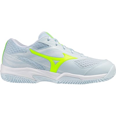 Mizuno Tennisschoen Padelschoen Break Shot 5 CC Dames Grijs Geel