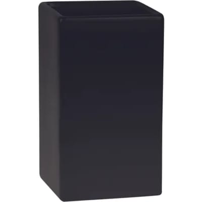Spirella Tandenborstelhouder Quadro Matt – Borstelhouder en Tumbler voor de Badkamer – Afmetingen 6,5 x 6,5 x 10,5 cm