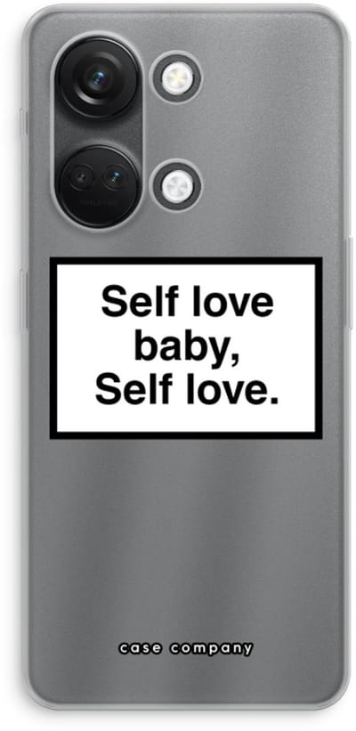Case Company® - Hoesje geschikt voor OnePlus Nord 3 hoesje - Self love - Soft Cover Telefoonhoesje - Bescherming aan alle Kanten en Schermrand