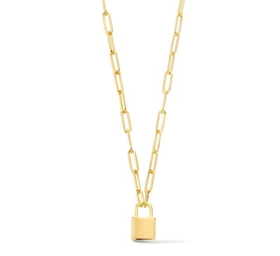 Zilver Verguld Collier slotje 2101900