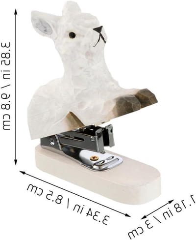 Mini-nietmachine voor op het bureau | Grappige en schattige bureauaccessoire | Heavy duty | Allecto Plus