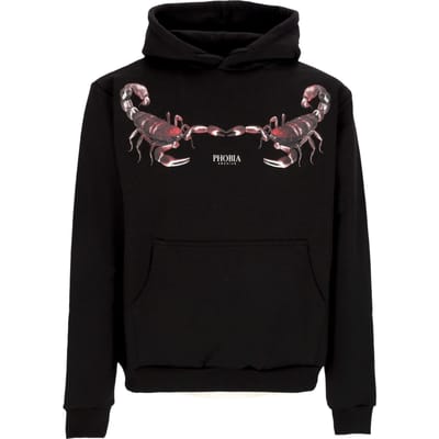 Lichtgewicht hoodie Heren Scorpion-hoodie Zwart/groen