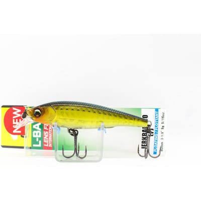 Yo Zuri Duel L Bass Jerkbait 80F Drijvend kunstaas F1213-MGGB (7216) yellow
