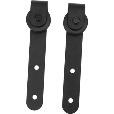 Kit de poulies pour rail de suspension coulissant pour porte d'armoire, ensemble de quincaillerie pour portes de grange lisses et silencieuses