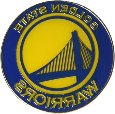 NBA Logo Pin - Basketbal Speld - Teamtrots Tonen - Officieel Gelicentieerd - Small - Golden State Warriors