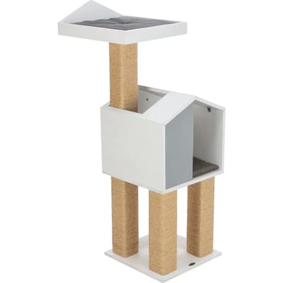 Trixie Be Nordic - Krabpaal Jonte - Grijs/Wit - 115 cm