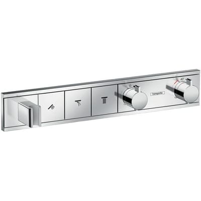 Hansgrohe Rainselect Afbouwdeel - voor inbouw douchekraan - thermostatisch - voor 3 functies - met handdouchehouder - 52.7x90cm - thermostaat - hoogglans chroom