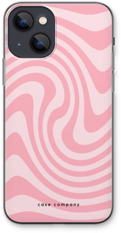 Case Company® - Hoesje geschikt voor iPhone 13 hoesje - Swirl Roos - Soft Cover Telefoonhoesje - Bescherming aan alle Kanten en Schermrand