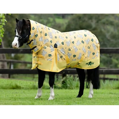 Outdoor ponydeken met nekbedekking Saxon Combo Neck 600D 180g