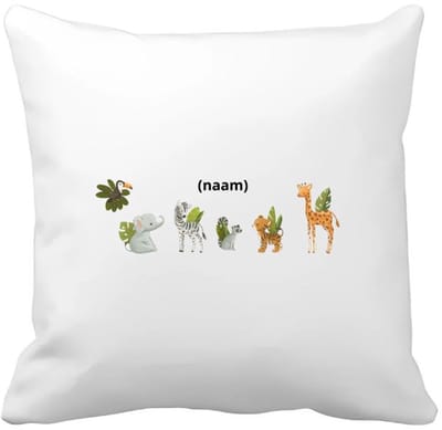 Akyol - dieren met eigen naam Kussen hoes - Dierentuin - dieren liefhebbers - leuke cadeau voor iemand die van houdt van dieren - verjaardagscadeau - kado - gift - 40 bij 40 cm