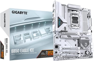 GIGABYTE B850 EAGLE ICE Moederbord - AMD B850 - AMD AM5 - DDR5 RAM - ATX