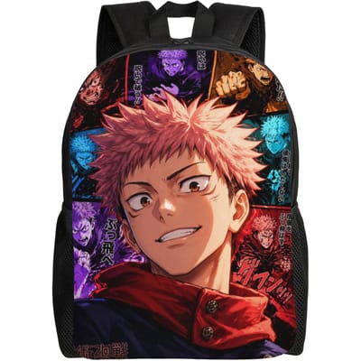 Satoru Gojo Rugzak Jeugd J-Jujutsus K-Kaisens Duurzame Rugzakken Polyester Nieuwigheid Schooltassen Reizen Kleurrijke Rugzak One Size