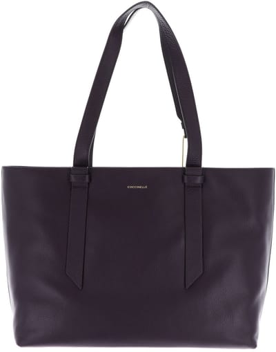 COCCINELLE Leren schoudertas Malory Handbag Prune donkerpaars