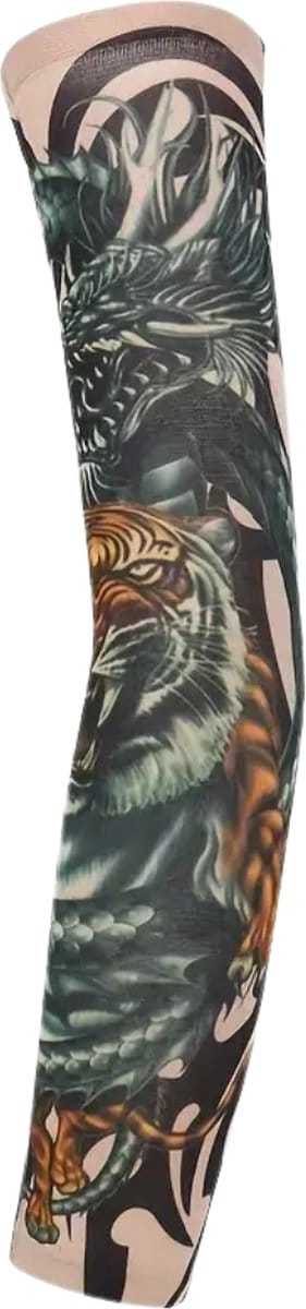 Livano Tattoo Sleeve - Voor Volwassenen - Mouw - Tatoeage - Arm Warmer - Zonbescherming - UV Beschermend - 1 Paar