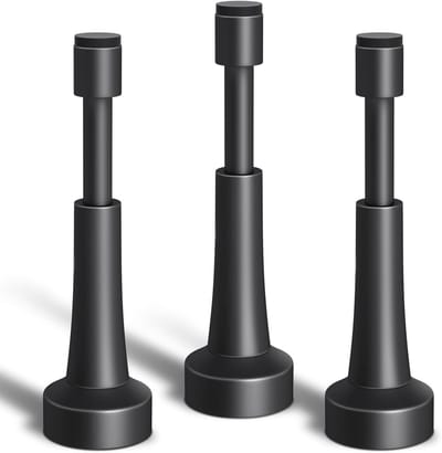 Deurstoppers - Deur bumps - Deuren Dempen - Hydraulische Schokabsorptie - 11 cm Hoogte - Zwart