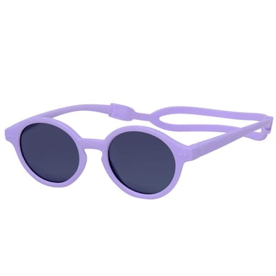 Meisjeszonnebril Lila met hoofdband 10mnd-4jr - 100% UV cat 3