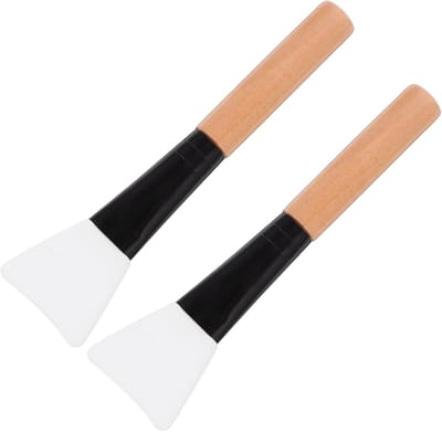 Set Gezichtsmaskerborstels 2 Stuks Make-upborstels Voor Het Aanbrengen Van Moddermaskers Draagbare Applicator Voor Gezichtsmaskers Zacht Voor Gereedschap